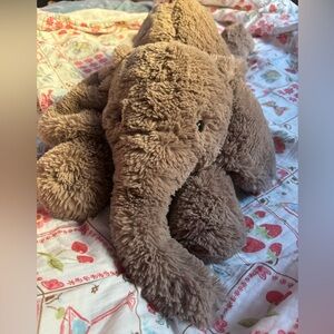 Large Smudge Elephant Jellycat GUC